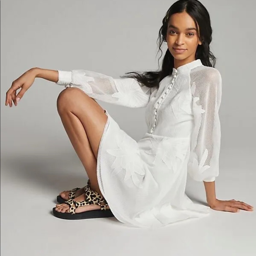 Mare and Mare X Anthropologie white dress